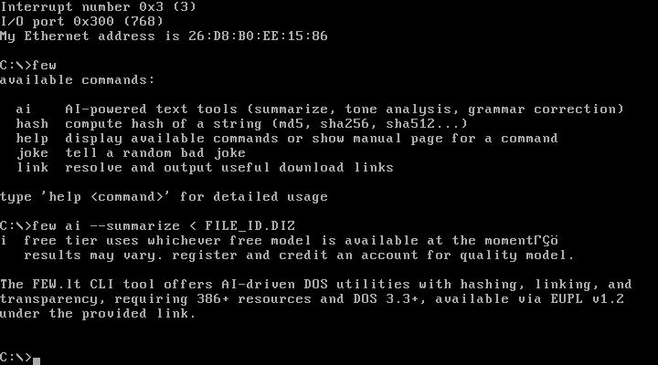 AI on DOS!